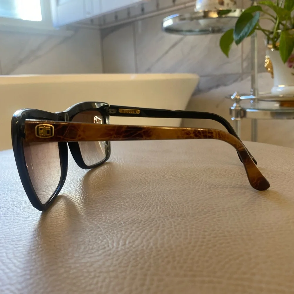 VINTAGE EMILIO PUCCI OVERSIZE SUNGLASSES FRAME 874-0 EP 38 FRANCE